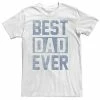 Licensed Character Big & Tall Father's Day "Best Dad Ever" Block Letters Tee Athletic Heather -Licensed Character Shop unnamed file 19285