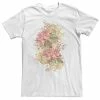 Licensed Character Big & Tall Trendy Celestial Floral Snake Tee White -Licensed Character Shop unnamed file 19291