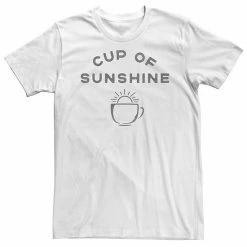 Licensed Character Big & Tall Coffee Sunshine Tee Athletic Heather