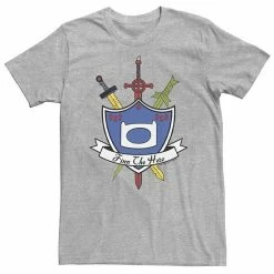 Licensed Character Big & Tall Adventure Time Finn The Hero Sword And Shield Banner Tee Navy Heather -Licensed Character Shop unnamed file 19340