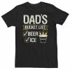 Licensed Character Big & Tall Father's Day Dad's Bucket List Tee -Licensed Character Shop unnamed file 19365