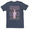 Licensed Character Big & Tall A Christmas Story Ralphie Pink Nightmare Ugly Christmas Sweater Tee -Licensed Character Shop unnamed file 1938