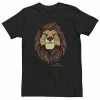 Licensed Character Big & Tall Disney Lion King Simba Ornate Geometric Pattern Portrait Tee -Licensed Character Shop unnamed file 19400