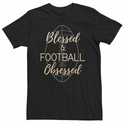 Licensed Character Big & Tall "Blessed & Football Obsessed" Tee