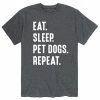Licensed Character Men's Eat Sleep Pet Dogs Repeat Tee Green -Licensed Character Shop unnamed file 1947