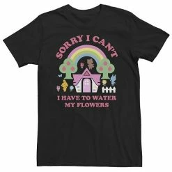 Licensed Character Big & Tall Animal Crossing Sorry I Can't I Have To Water My Flowers Tee