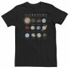 Licensed Character Big & Tall Sun And Planets Lineup Tee -Licensed Character Shop unnamed file 19529