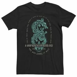 Licensed Character Big & Tall Assassin's Creed: Valhalla A Good Reputation Never Dies Tee
