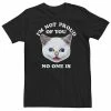 Licensed Character Big & Tall "I'm Not Proud Of You No One Is" Kitten Tee -Licensed Character Shop unnamed file 19593