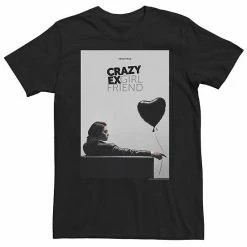 Licensed Character Big & Tall Crazy Ex Girlfriend Black Balloon Poster Tee