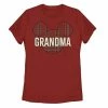 Licensed Character Juniors' Disney's Mickey Grandma Holiday Patch Text Tee -Licensed Character Shop unnamed file 1975