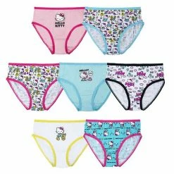 Licensed Character Girls 4-8 Hello Kitty 7-Pack Brief Underwear