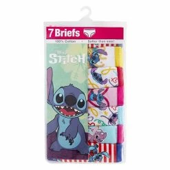 Licensed Character Disney's Stitch Girls 4-8 7-Pack Underwear -Licensed Character Shop unnamed file 1986