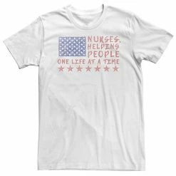 Licensed Character Big & Tall "Nurses, Helping People One Life At A Time" Tee