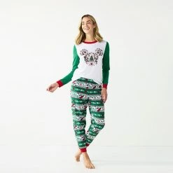 Licensed Character Disney's Mickey Mouse Women's Jammies For Your Families® "Holiday Party Mickey" Pajama Set 7 Licensed Character Disney's Mickey Mouse Women's Jammies For Your Families® "Holiday Party Mickey" Pajama Set -Licensed Character Shop unnamed file 2