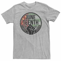 Licensed Character Big & Tall Americana Juneteenth 1865 Celebrate Freedom Circle Tee