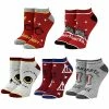 Licensed Character Women's Hogwarts 5-Pair Pack Ankle Socks -Licensed Character Shop unnamed file 2002