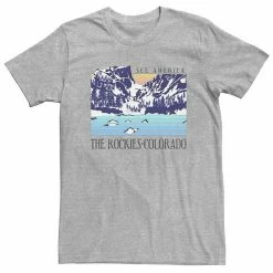 Licensed Character Big & Tall "The Rockies Colorado See America" Tee