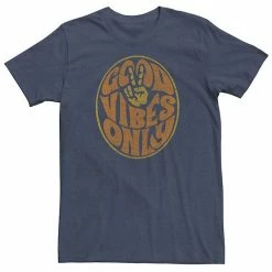 Licensed Character Big & Tall "Good Vibes Only" Retro Circle Logo Tee