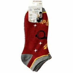 Licensed Character Women's Hogwarts 5-Pair Pack Ankle Socks -Licensed Character Shop unnamed file 2003