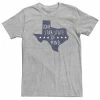 Licensed Character Big & Tall Texas "Lone Star State Of Mind" Blue State Tee -Licensed Character Shop unnamed file 20030