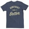 Licensed Character Big & Tall "Kentucky Does It Better" Horse Shoe Overlay Tee -Licensed Character Shop unnamed file 20031