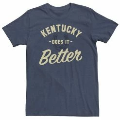 Licensed Character Big & Tall "Kentucky Does It Better" Horse Shoe Overlay Tee