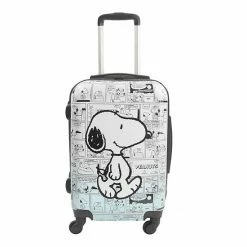 Licensed Character Peanuts Printed Comic Strip Snoopy 21" Hardside Spinner Luggage