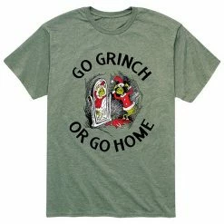 Licensed Character Men's The Grinch Go Grinch Or Go Home Tee Green -Licensed Character Shop unnamed file 2018