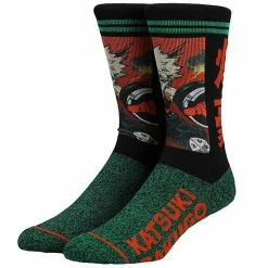 Licensed Character Men's My Hero Academia Bakugo Crew Socks