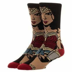 Licensed Character Men's DC Comics Wonder Woman Movie Crew Socks