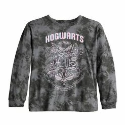 Licensed Character Girls 7-16 Oversized Harry Potter Long Sleeve Graphic Tee