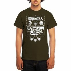 Licensed Character Men's Attack On Titan Tee -Licensed Character Shop unnamed file 20376