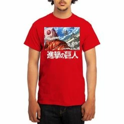 Licensed Character Men's Attack On Titan Tee Ath Heather -Licensed Character Shop unnamed file 20512