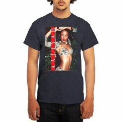 Licensed Character Men's Aaliyah Tee Heather Navy -Licensed Character Shop unnamed file 20542