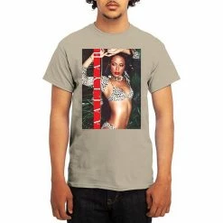 Licensed Character Men's Aaliyah Tee Heather Navy -Licensed Character Shop unnamed file 20545