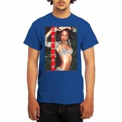 Licensed Character Men's Aaliyah Tee Heather Navy -Licensed Character Shop unnamed file 20546