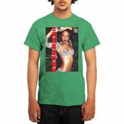 Licensed Character Men's Aaliyah Tee Heather Navy -Licensed Character Shop unnamed file 20547