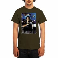 Licensed Character Men's Aaliyah Tee Olive -Licensed Character Shop unnamed file 20613