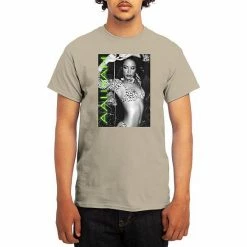 Licensed Character Men's Aaliyah Tee Heather Lt Blue -Licensed Character Shop unnamed file 20688