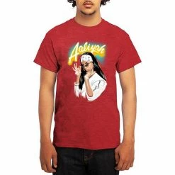 Licensed Character Men's Aaliyah Tee Red -Licensed Character Shop unnamed file 20778
