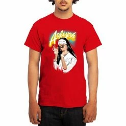 Licensed Character Men's Aaliyah Tee Red -Licensed Character Shop unnamed file 20779