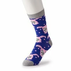 Licensed Character Men's Novelty Character Crew Socks The Grinch Ugly Sweate -Licensed Character Shop unnamed file 208