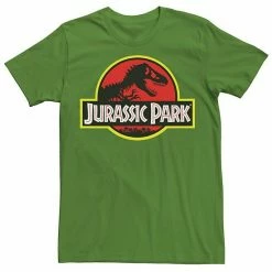 Licensed Character Men's Jurassic Park Red & Yellow Outline Logo Graphic Tee -Licensed Character Shop unnamed file 20913