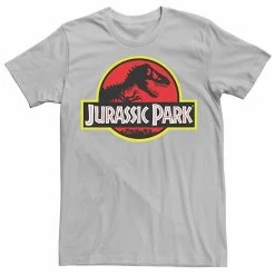 Licensed Character Men's Jurassic Park Red & Yellow Outline Logo Graphic Tee -Licensed Character Shop unnamed file 20919