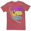 Licensed Character Men's CN Adventure Time Jake Emotions Tee Red -Licensed Character Shop unnamed file 20955