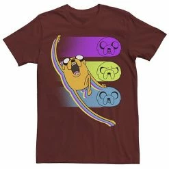 Licensed Character Men's CN Adventure Time Jake Emotions Tee Red -Licensed Character Shop unnamed file 20961