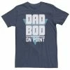 Licensed Character Big & Tall "Dad Bod On Point" Father's Day Tee -Licensed Character Shop unnamed file 20991