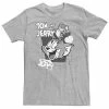 Licensed Character Big & Tall Tom And Jerry Retro Collage Greyscale Portrait Tee -Licensed Character Shop unnamed file 20993