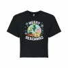 Licensed Character Juniors' SpongeBob SquarePants "Merry Beachmas" Christmas Cropped Tee -Licensed Character Shop unnamed file 21020